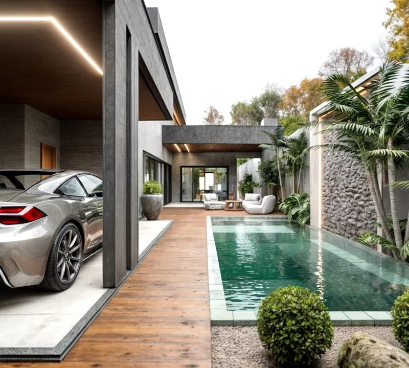 CASA em L PEQUENA E MODERNA || 3 QUARTOS || PLANTA BAIXA