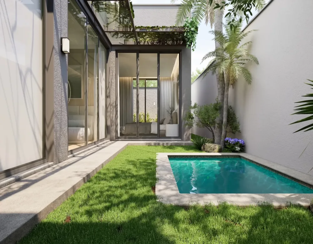 CASA PEQUENA E MODERNA II TERRENO 8X25m II PLANTA BAIXA (15)