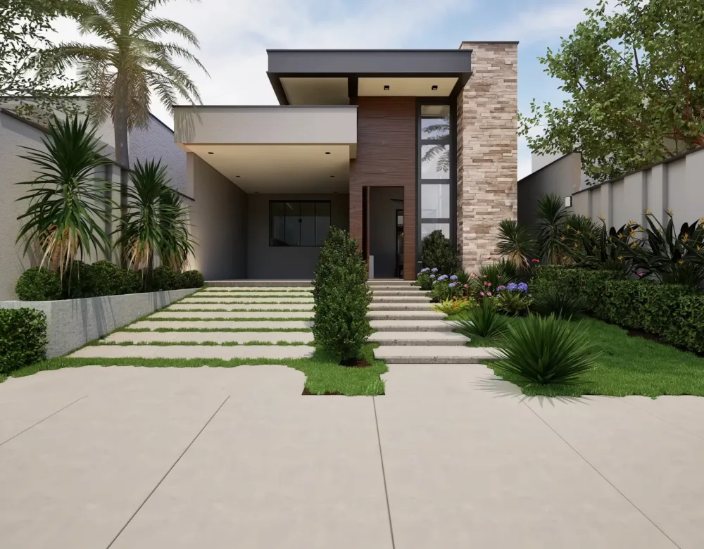 CASA PEQUENA E MODERNA II TERRENO 8X25m II PLANTA BAIXA