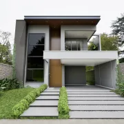 SOBRADO PEQUENO E MODERNO __ 4 QUARTOS __ PLANTA BAIXA - TERRENO 10X25m (2)
